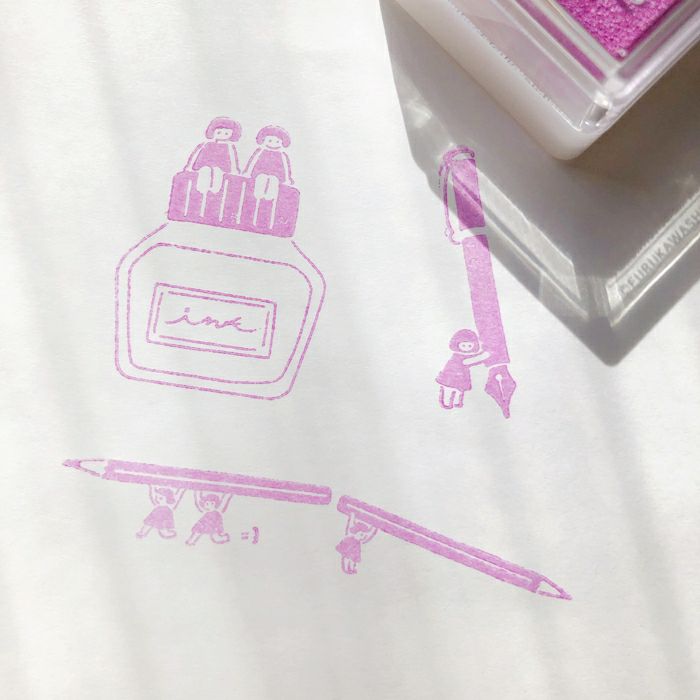 ｵﾝﾗｲﾝ限定 ﾌﾙｶﾜはんこ ｽﾀﾝﾌﾟﾊﾟｯﾄﾞ ﾗｲﾗｯｸ