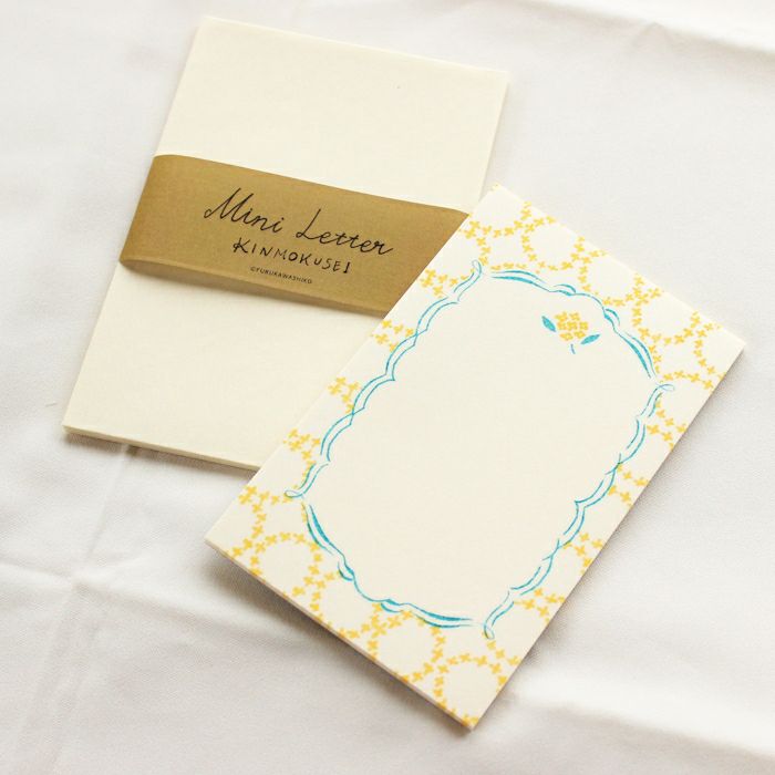 ｵﾝﾗｲﾝ限定 mifull tokimeki mini letter set KINMOKUSEI