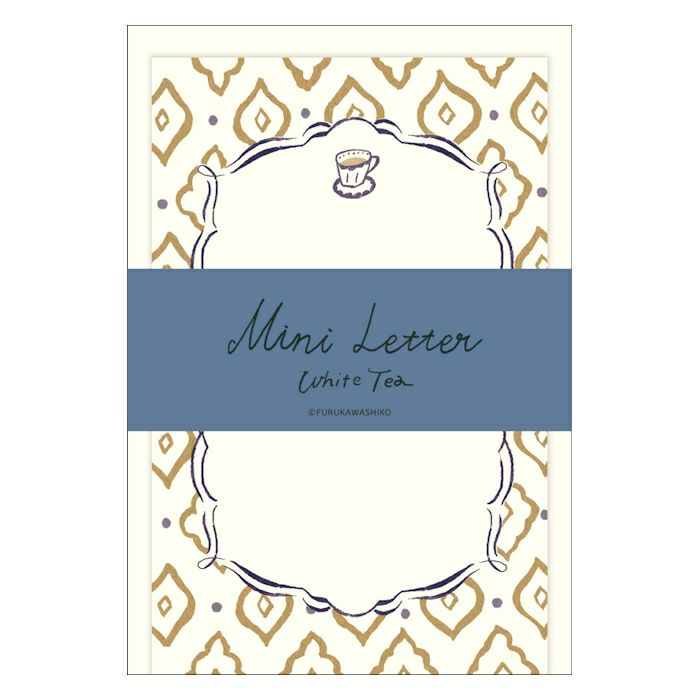 ｵﾝﾗｲﾝ限定 mifull tokimeki mini letter set White Tea