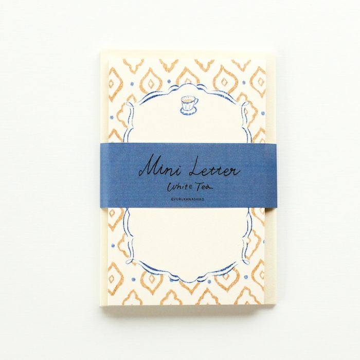 ｵﾝﾗｲﾝ限定 mifull tokimeki mini letter set White Tea