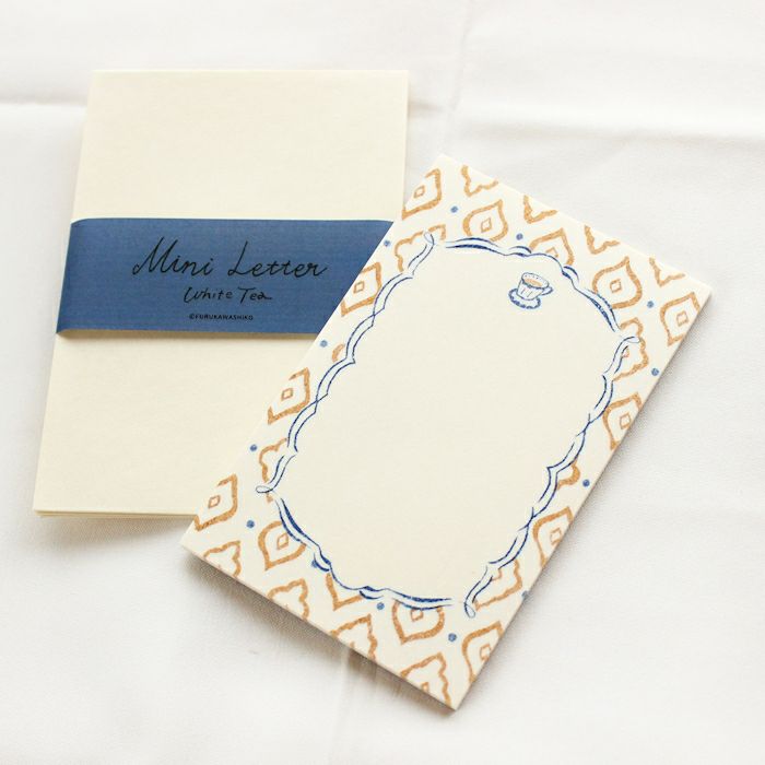 ｵﾝﾗｲﾝ限定 mifull tokimeki mini letter set White Tea