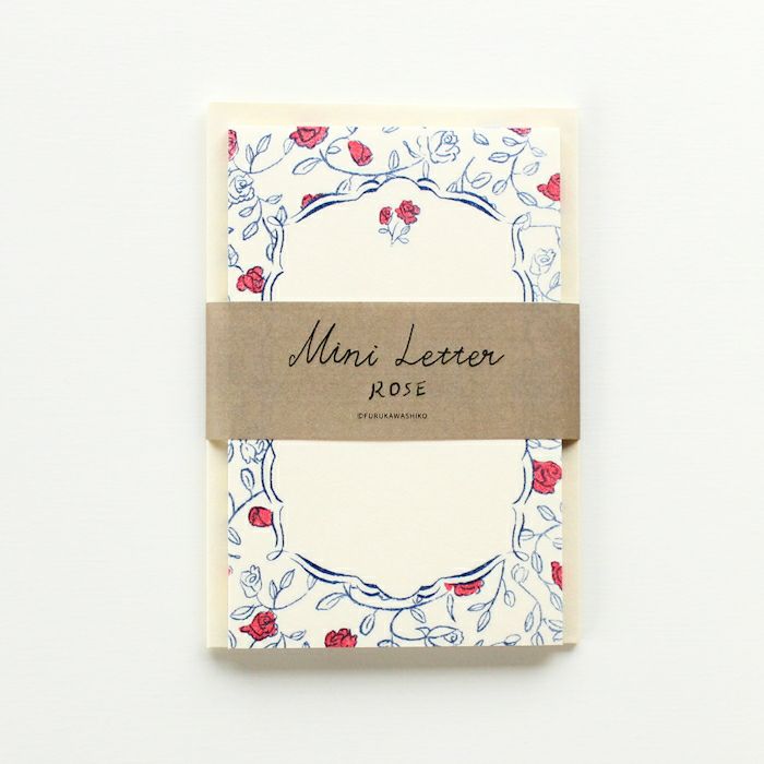 ｵﾝﾗｲﾝ限定 mifull tokimeki mini letter set ROSE