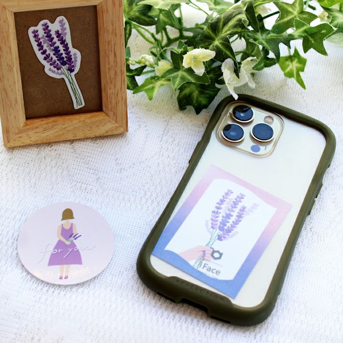 ｵﾝﾗｲﾝ限定 mifull tokimeki sticker Lavender