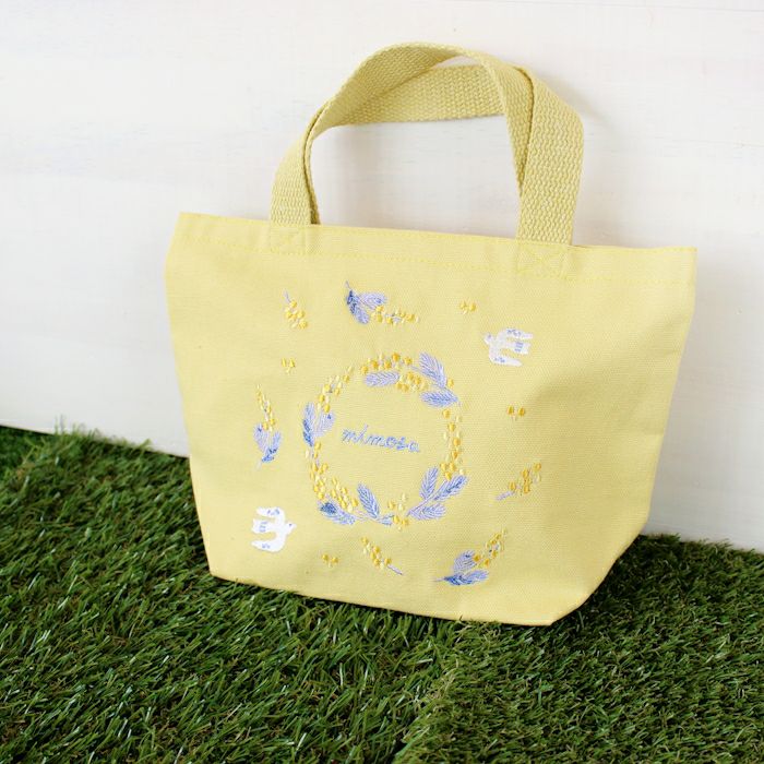 ｵﾝﾗｲﾝ限定 刺繍巾着 ﾐﾓｻﾞ | 古川紙工公式オンラインショップ