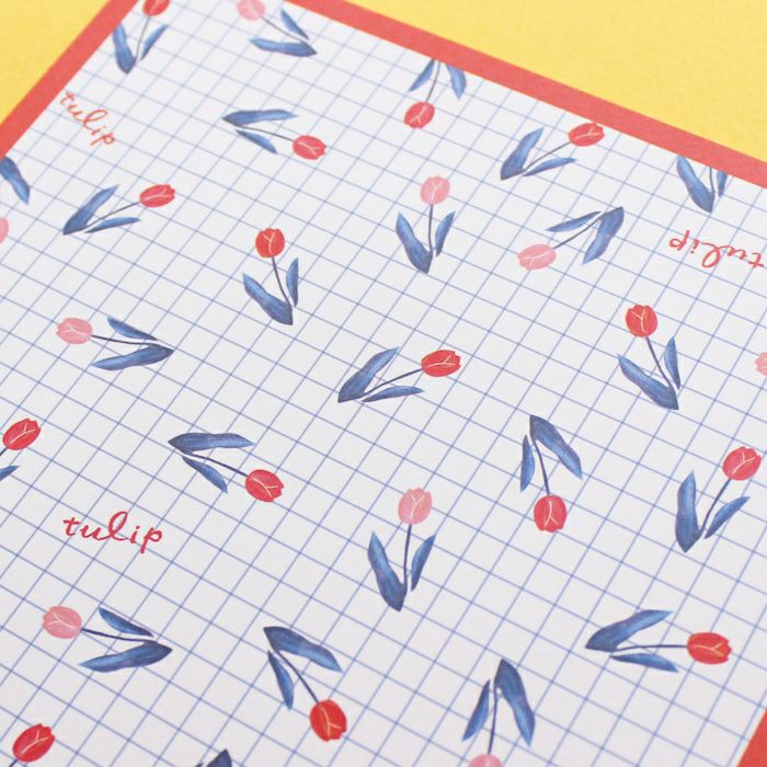 ｵﾝﾗｲﾝ限定 柄紙ｾｯﾄ ﾁｭｰﾘｯﾌﾟ