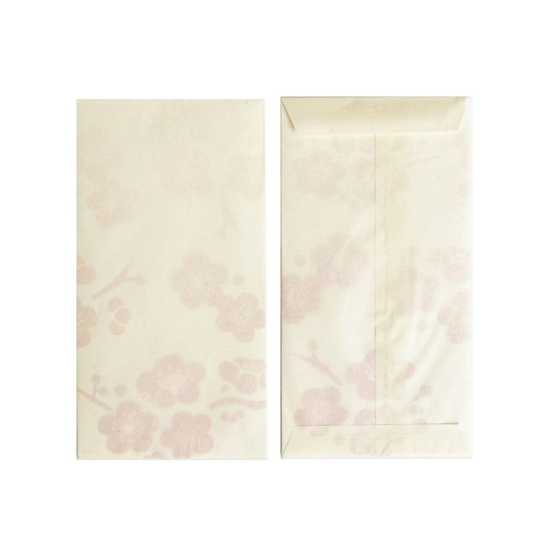 封筒 紅梅 美濃和紙花ごろも | 古川紙工公式オンラインショップ