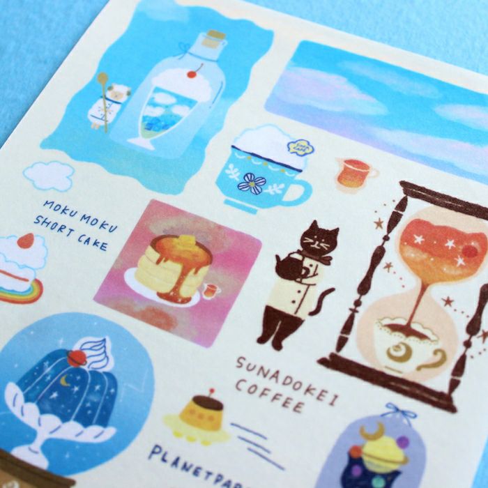 ｵﾝﾗｲﾝ限定 ｼｰﾙｼｰﾄ SORA CAFE | 古川紙工公式オンラインショップ