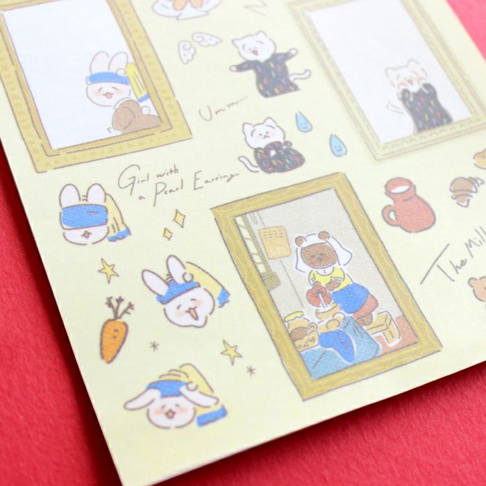 ｵﾝﾗｲﾝ限定 ｼｰﾙｼｰﾄ Museum Animals