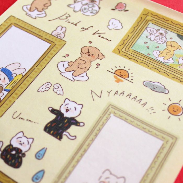 ｵﾝﾗｲﾝ限定 ｼｰﾙｼｰﾄ Museum Animals