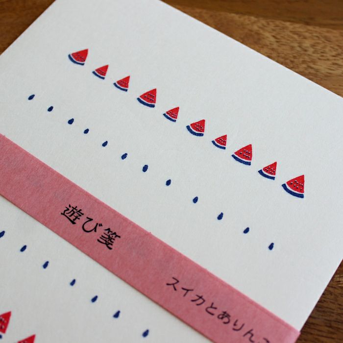 ｵﾝﾗｲﾝ限定 復刻 遊び箋 ｽｲｶとありんこ | 古川紙工公式オンラインショップ