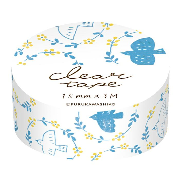 ｵﾝﾗｲﾝ限定 ｸﾘｱﾃｰﾌﾟ 鳥とお花