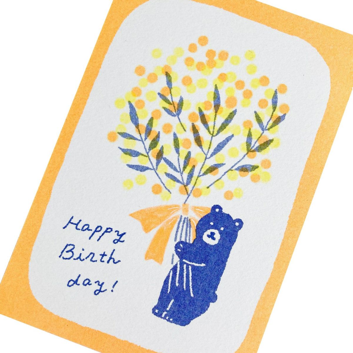 ﾐﾓｻﾞの花束 ﾚﾄﾛ印刷ﾎﾟｽﾄｶｰﾄﾞ