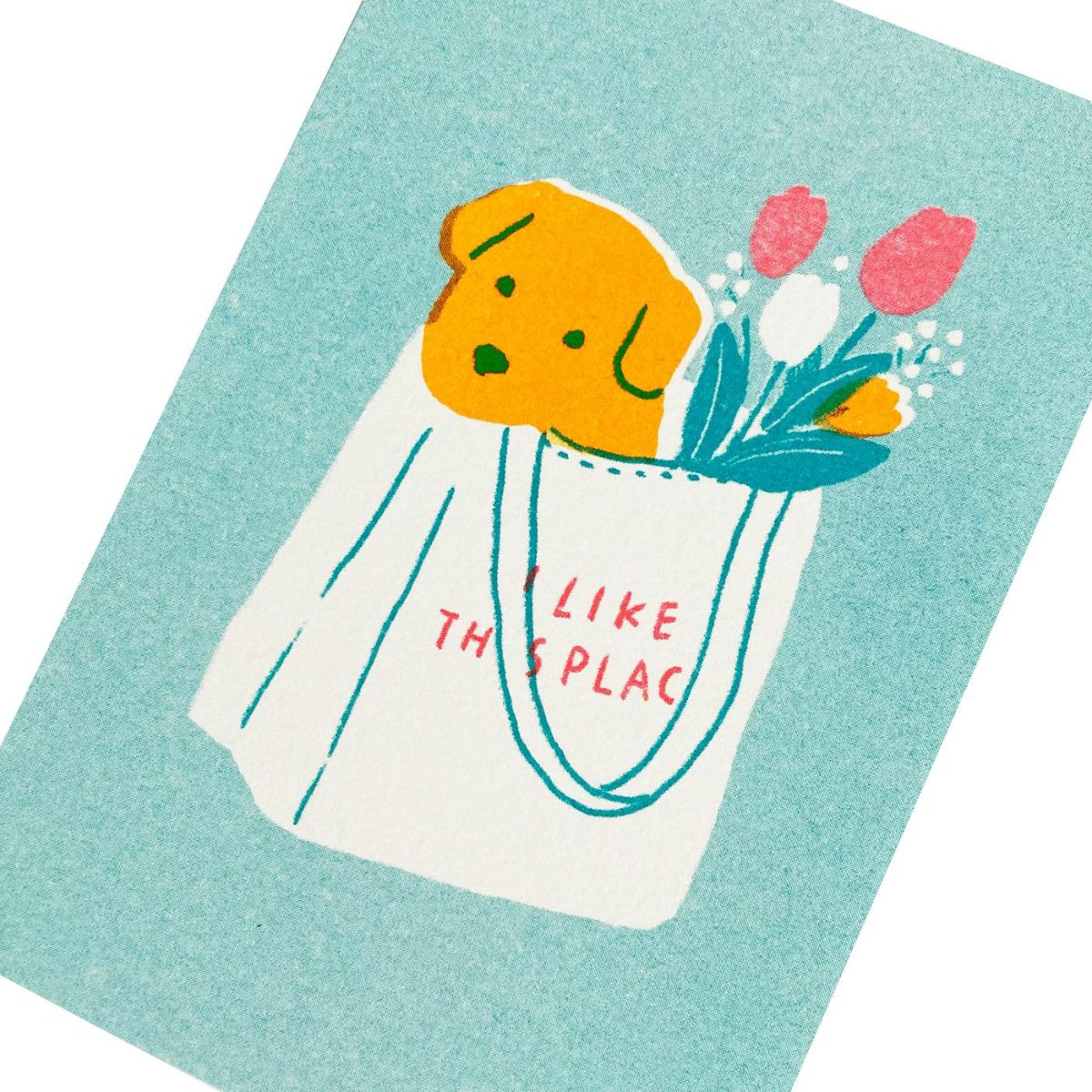 ﾄｰﾄﾄﾞｯｸﾞ ﾚﾄﾛ印刷ﾎﾟｽﾄｶｰﾄﾞ