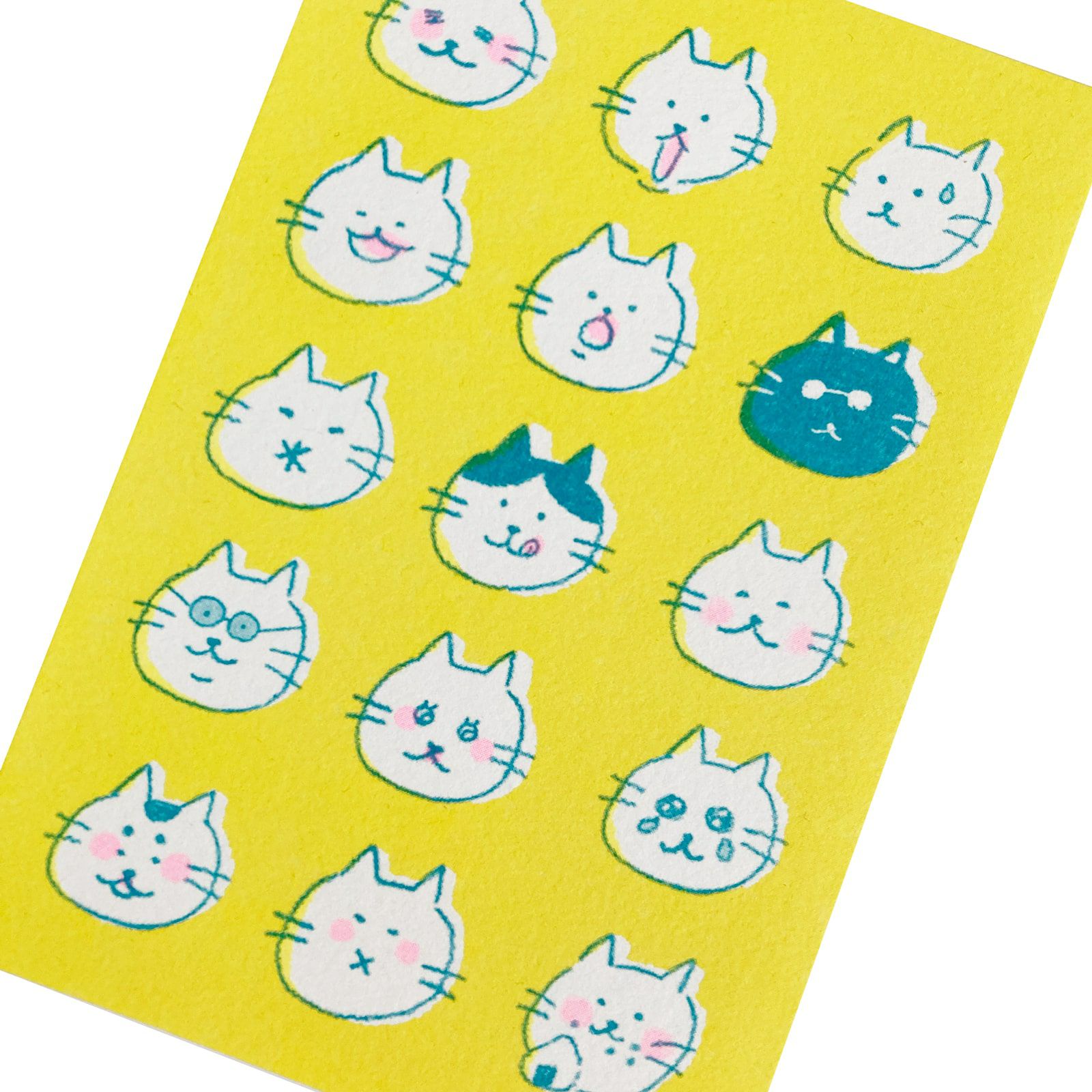 ﾘｱｸｼｮﾝにゃんこ ﾚﾄﾛ印刷ﾎﾟｽﾄｶｰﾄﾞ