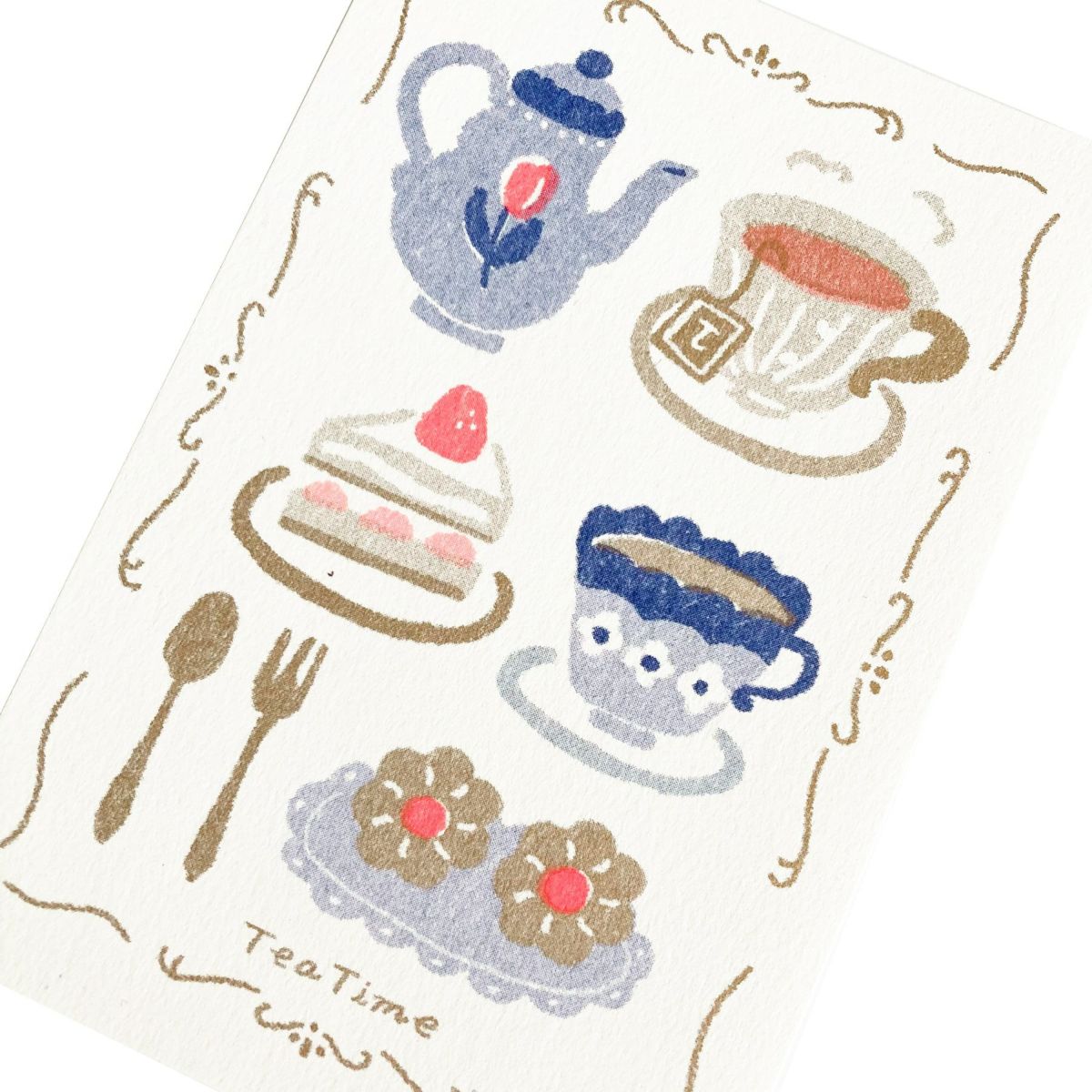 ﾃｨｰﾀｲﾑ ﾚﾄﾛ印刷ﾎﾟｽﾄｶｰﾄﾞ