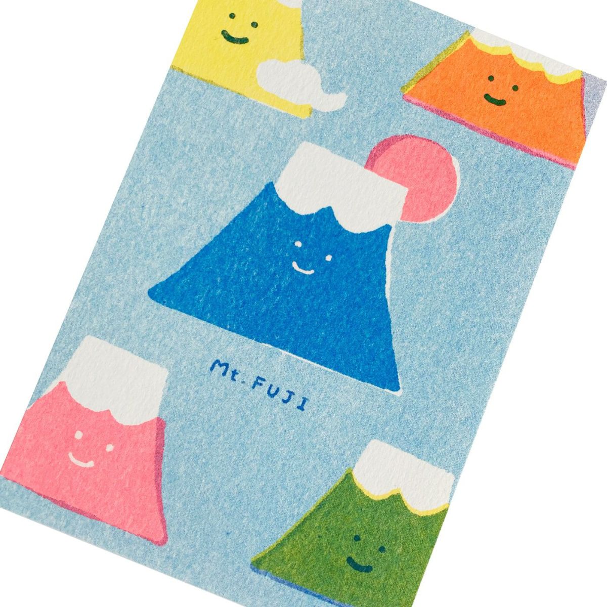 ｶﾗﾌﾙふじさん ﾚﾄﾛ印刷ﾎﾟｽﾄｶｰﾄﾞ