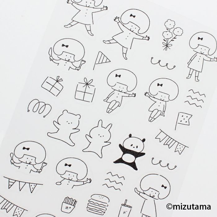 重ねてﾃﾞｺるｼｰﾙｼｰﾄ わいわい kokoromoyou