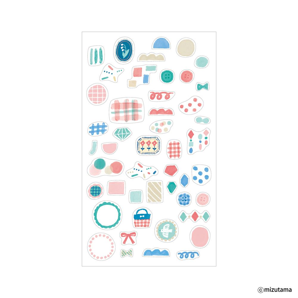 重ねてﾃﾞｺるｼｰﾙｼｰﾄ るんるん kokoromoyou