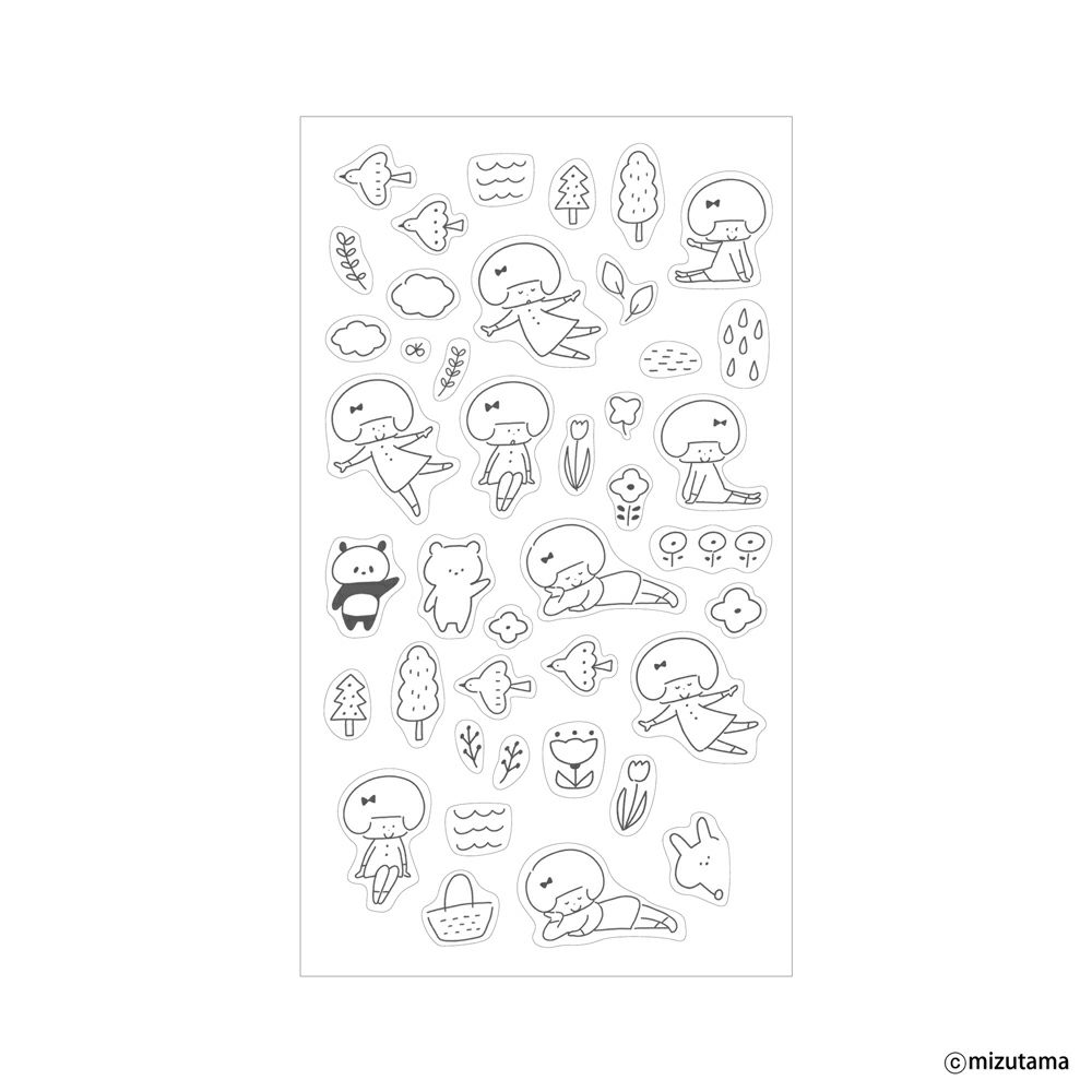 重ねてﾃﾞｺるｼｰﾙｼｰﾄ そよそよ kokoromoyou