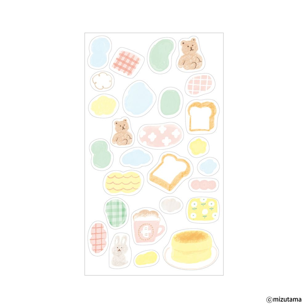 重ねてﾃﾞｺるｼｰﾙｼｰﾄ ふわふわ kokoromoyou