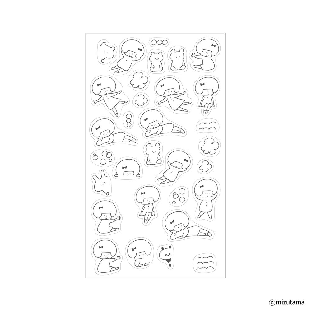 重ねてﾃﾞｺるｼｰﾙｼｰﾄ ふわふわ kokoromoyou