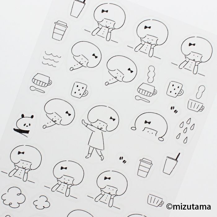 重ねてﾃﾞｺるｼｰﾙｼｰﾄ まったり kokoromoyou