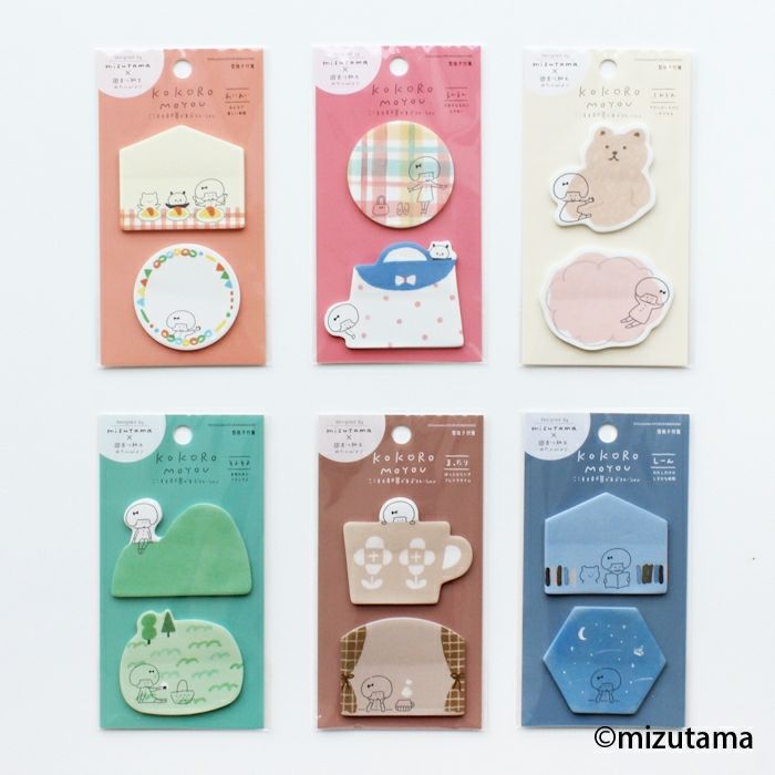 型抜き付箋 るんるん kokoromoyou | 古川紙工公式オンラインショップ
