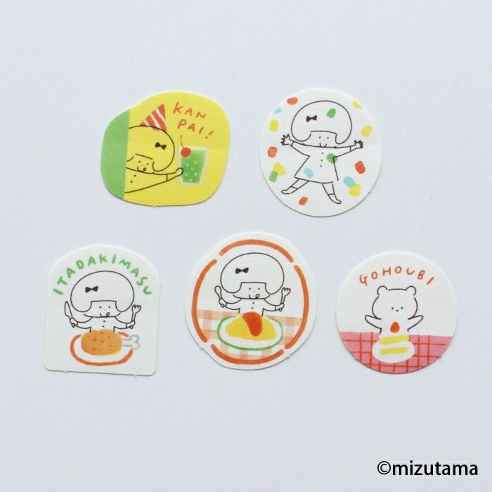 和紙ﾌﾚｰｸｼｰﾙ わいわい kokoromoyou