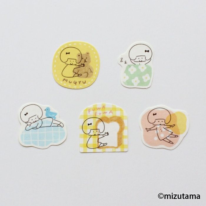 和紙ﾌﾚｰｸｼｰﾙ ふわふわ kokoromoyou