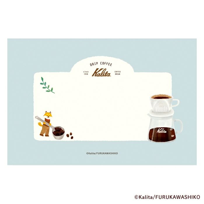 ★限定品★Kalita さん  メモ  ＆ シール ＆ レターセット Ⓜ︎☆限定品☆Kalita さん メモ ＆ シール ＆ レターセット