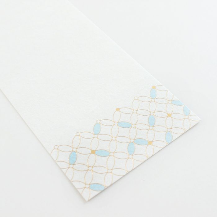 翠sui 美濃和紙 一筆箋 七宝文様