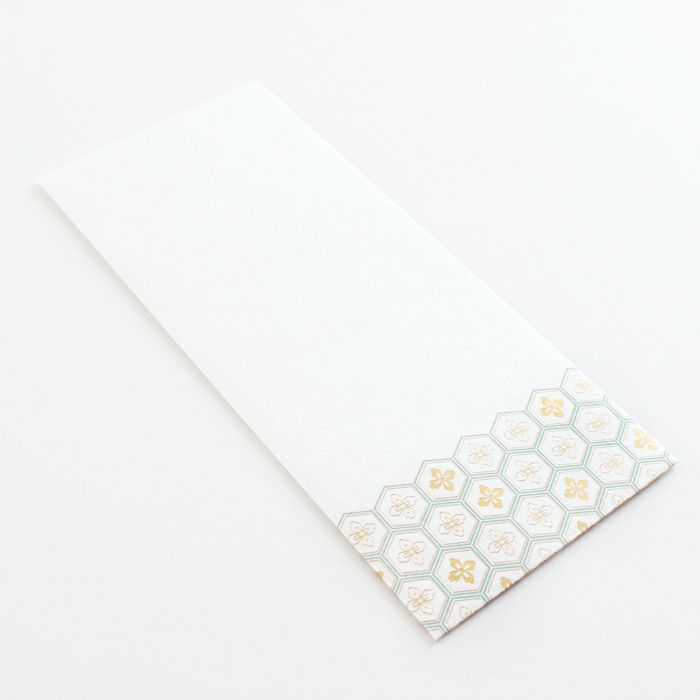 翠sui 美濃和紙 封筒 七宝文様