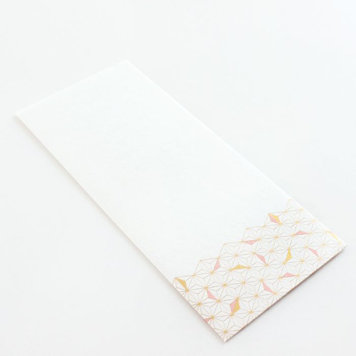 翠sui 美濃和紙 封筒 麻の葉文様