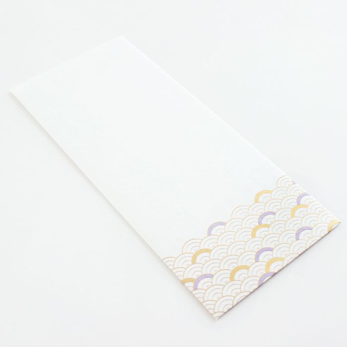 翠sui 美濃和紙 封筒 青海波文様