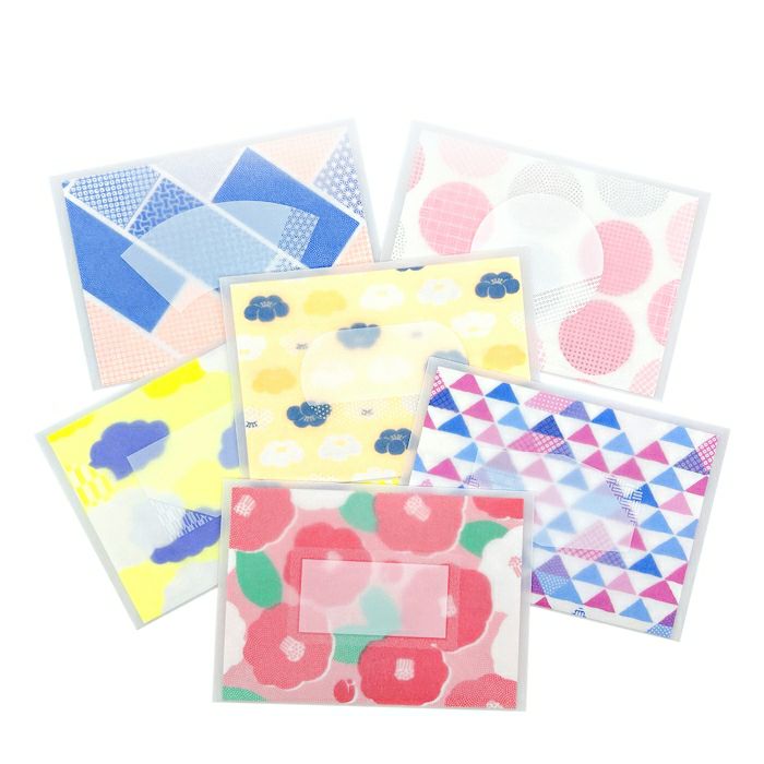 結々yuiyui  美濃和紙 ﾚﾀｰｾｯﾄ 小紋柄