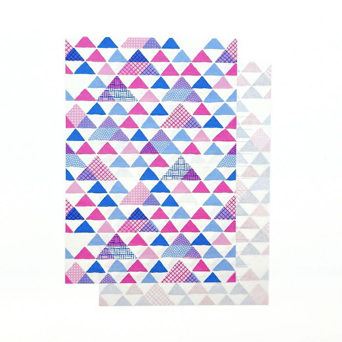 結々yuiyui  美濃和紙 ﾚﾀｰｾｯﾄ 鱗文様