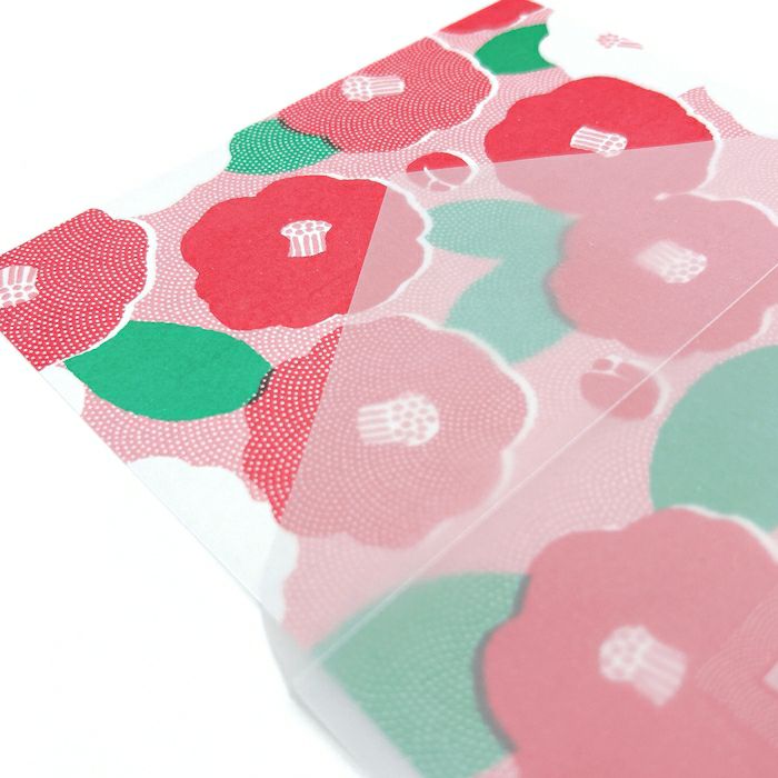 結々yuiyui  美濃和紙 ﾚﾀｰｾｯﾄ 椿