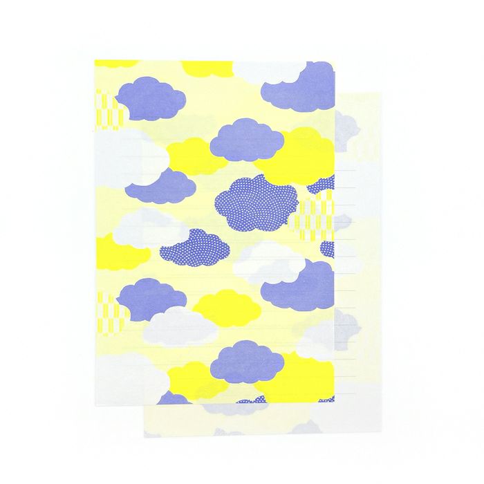 結々yuiyui  美濃和紙 ﾚﾀｰｾｯﾄ 雲