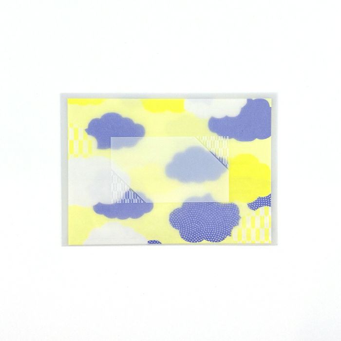 結々yuiyui  美濃和紙 ﾚﾀｰｾｯﾄ 雲