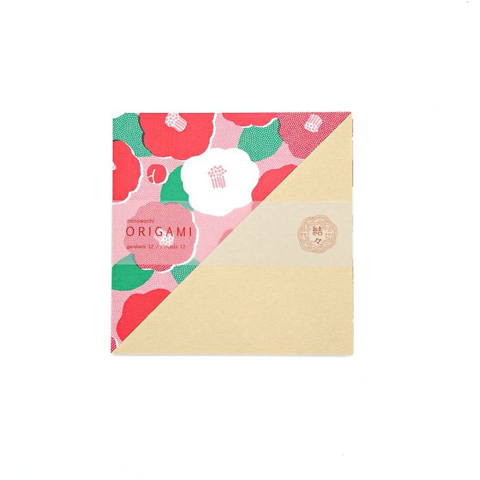 結々yuiyui 美濃和紙 折り紙 椿