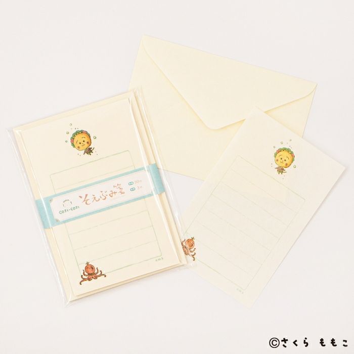 そえぶみ箋 ｸﾞﾘｰﾝ ｺｼﾞｺｼﾞ