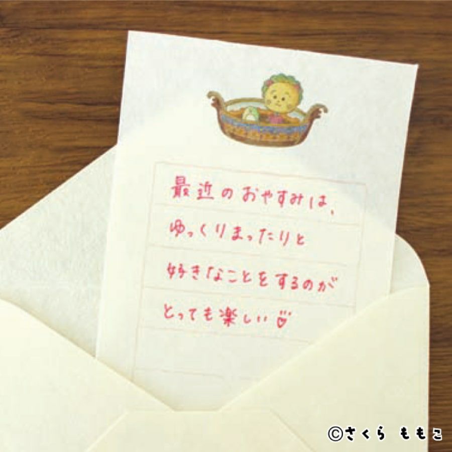 そえぶみ箋 ｸﾞﾘｰﾝ ｺｼﾞｺｼﾞ