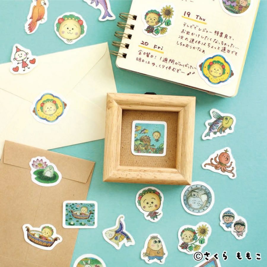 和紙ﾌﾚｰｸｼｰﾙ ﾋﾟﾝｸ ｺｼﾞｺｼﾞ