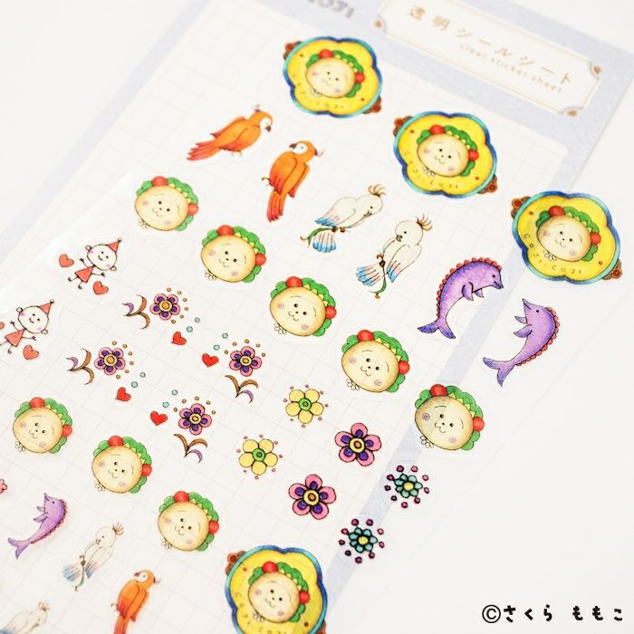 透明ｼｰﾙｼｰﾄ ﾌﾞﾙｰ ｺｼﾞｺｼﾞ