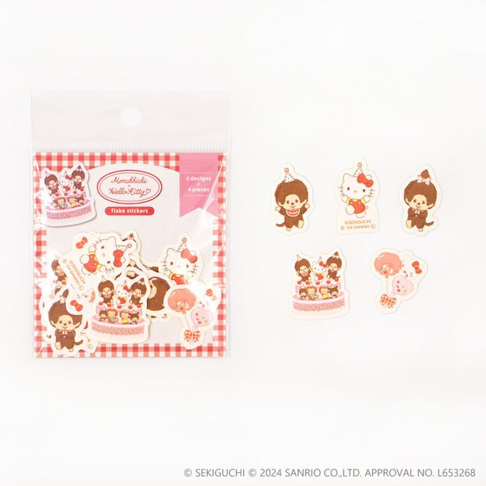 和紙ﾌﾚｰｸｼｰﾙ ﾊﾟｰﾃｨｰA ﾓﾝﾁｯﾁ×ﾊﾛｰｷﾃｨ