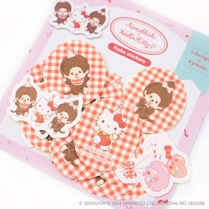 和紙ﾌﾚｰｸｼｰﾙ ﾊﾟｰﾃｨｰB ﾓﾝﾁｯﾁ×ﾊﾛｰｷﾃｨ