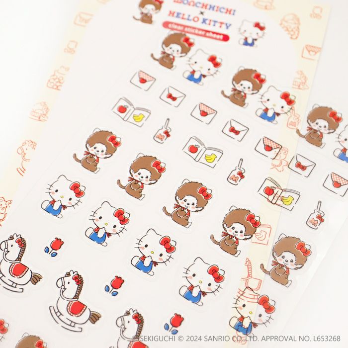 透明ｼｰﾙｼｰﾄ ｽﾀﾝﾀﾞｰﾄﾞB ﾓﾝﾁｯﾁ×ﾊﾛｰｷﾃｨ