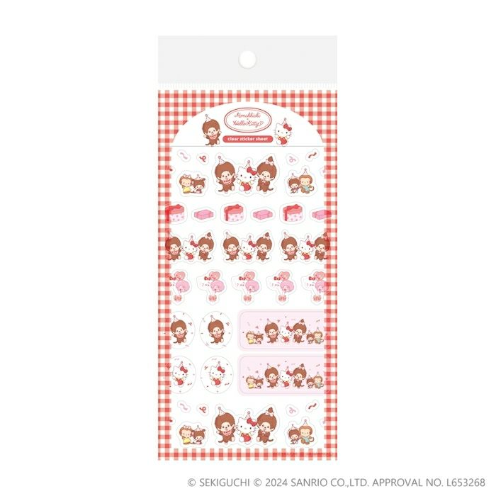 透明ｼｰﾙｼｰﾄ ﾊﾟｰﾃｨｰA ﾓﾝﾁｯﾁ×ﾊﾛｰｷﾃｨ