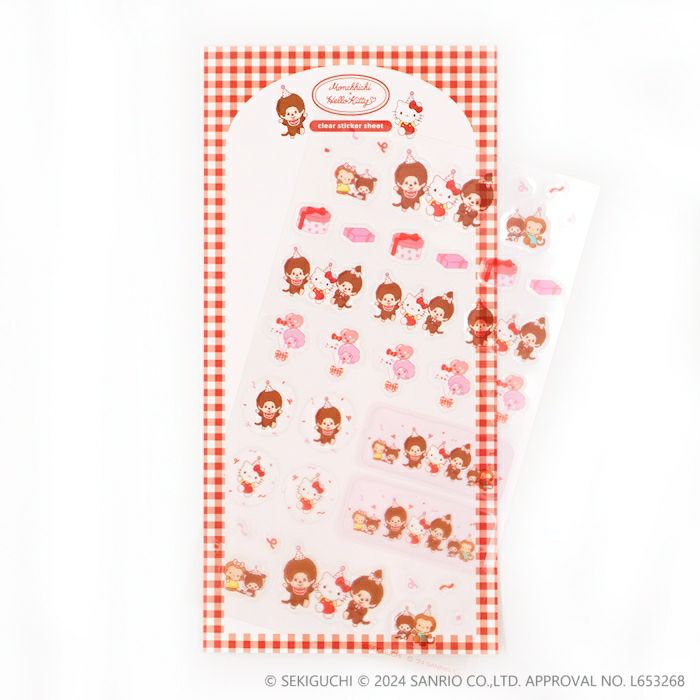 透明ｼｰﾙｼｰﾄ ﾊﾟｰﾃｨｰA ﾓﾝﾁｯﾁ×ﾊﾛｰｷﾃｨ