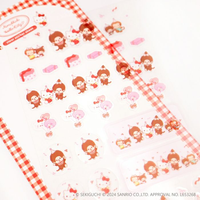 透明ｼｰﾙｼｰﾄ ﾊﾟｰﾃｨｰA ﾓﾝﾁｯﾁ×ﾊﾛｰｷﾃｨ